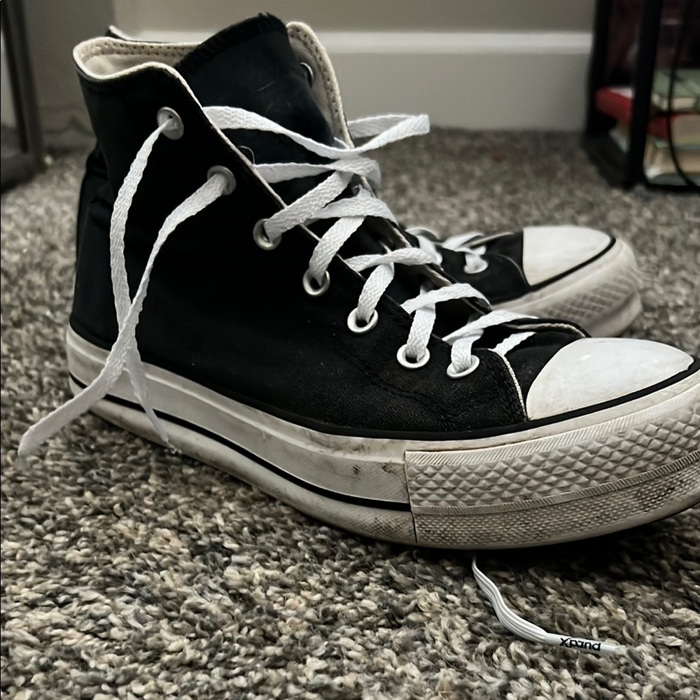 Platform high-top converse